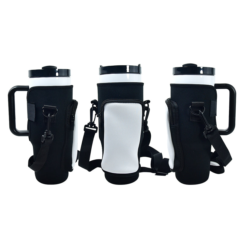 RTS USA Warehouse Sublimation Neoprene 40oz tumblers holder bag with a pouch