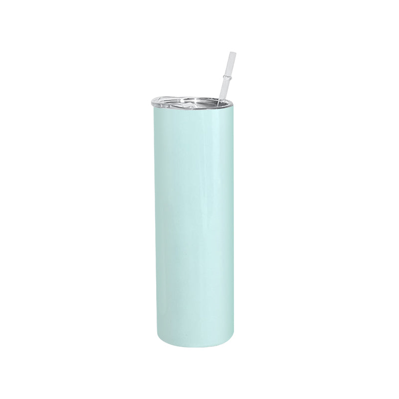 RTS USA warehouse 20oz colorful sublimation blanks straight skinny tumblers