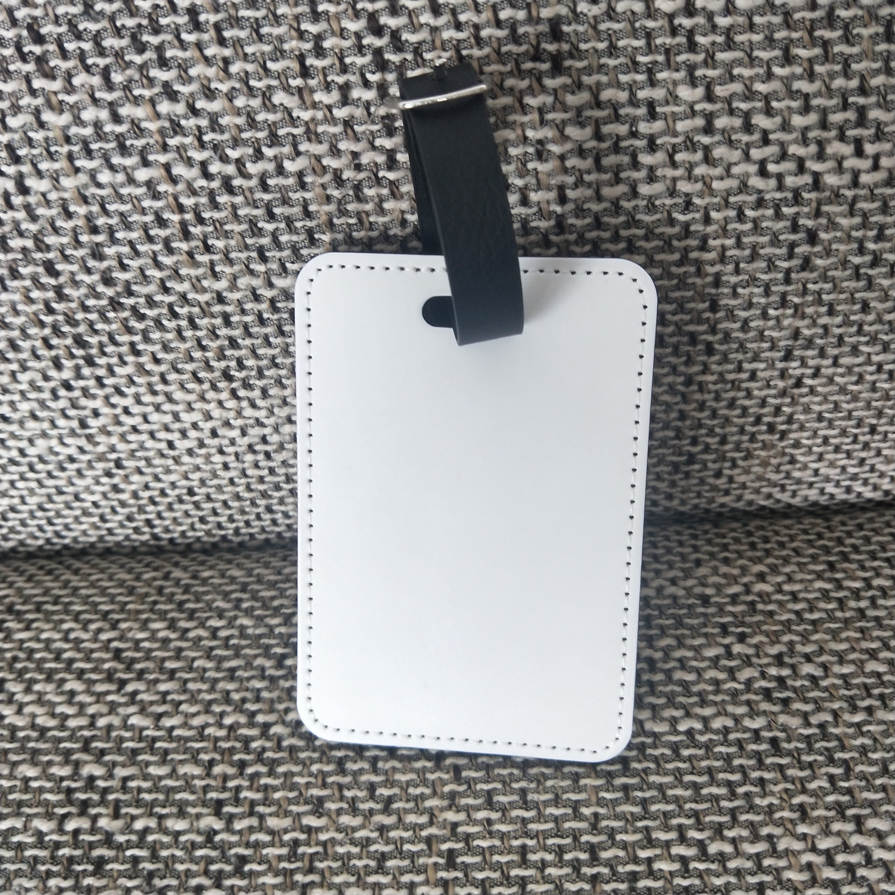 RTS USA warehouse sublimation PU leather luggage tag