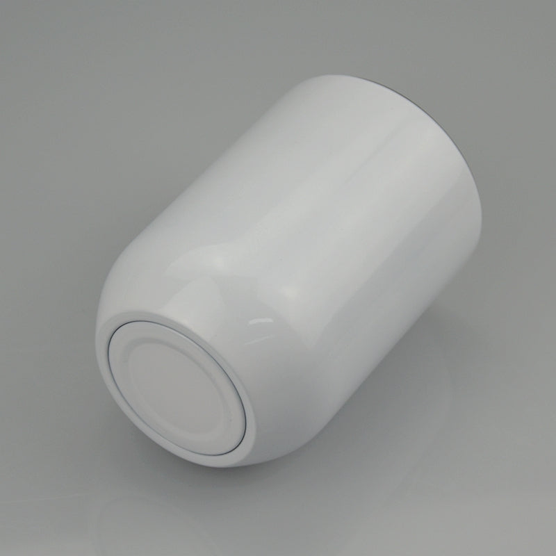 RTS USA Warehouse 12oz straight sublimation wine tumbler white glossy