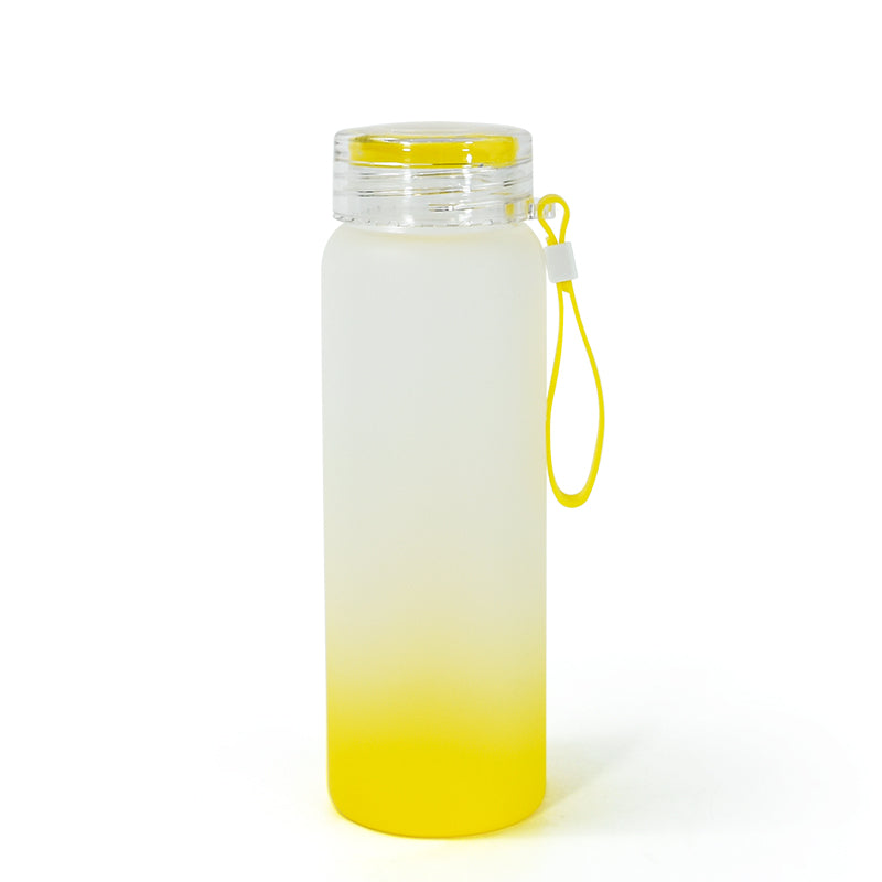 RTS USA warehouse 500ml/17oz sublimation glass water bottle mix color