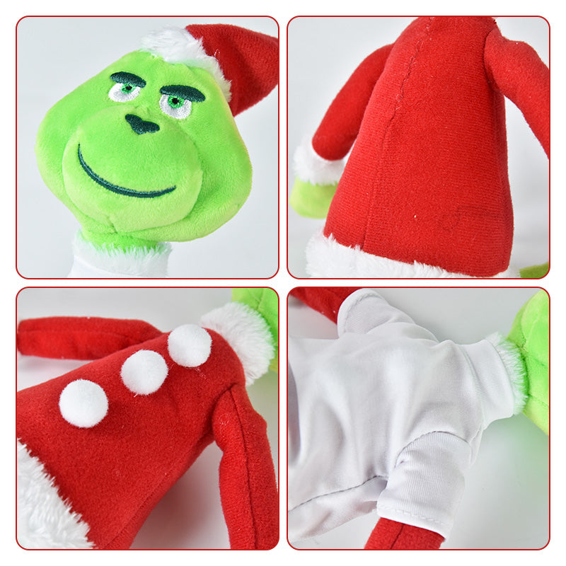 RTS US Warehouse Sublimation Christmas Grinch Plush Doll