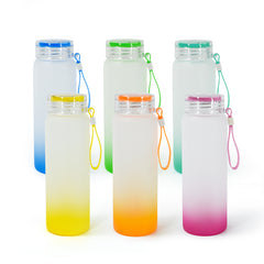 RTS USA warehouse 500ml/17oz sublimation glass water bottle mix color