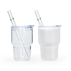 RTS USA warehouse 3oz Clear/Frosted sublimation mini tumblers/shot glasses