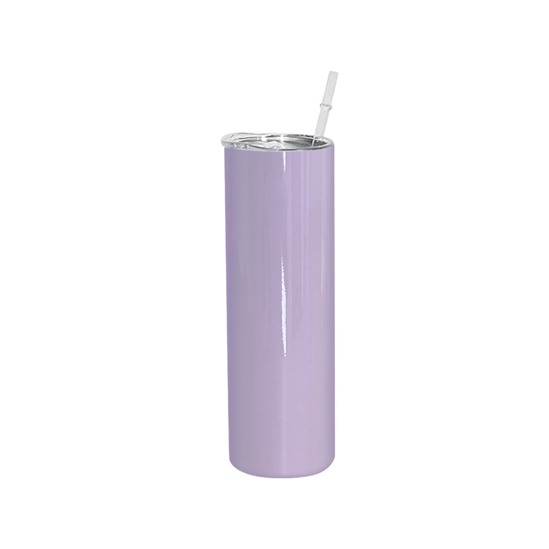 RTS USA warehouse 20oz colorful sublimation blanks straight skinny tumblers