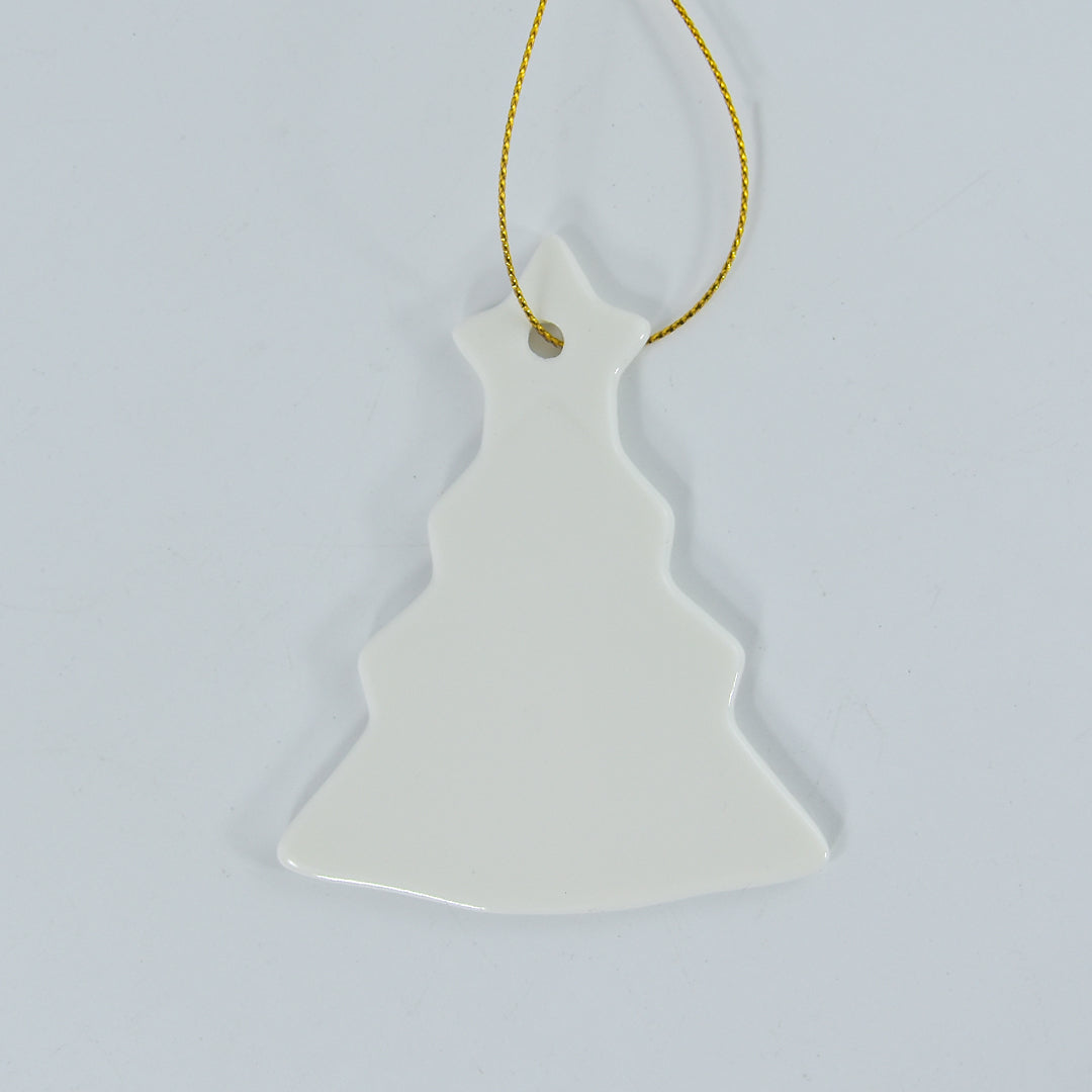 RTS USA warehouse sublimation ceramic ornaments