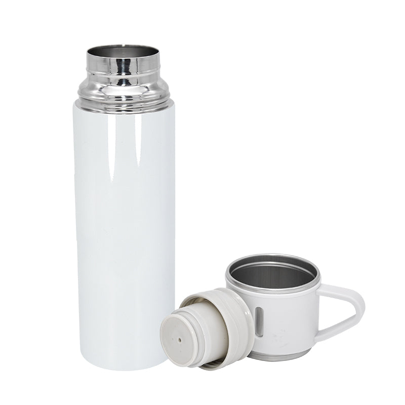 RTS USA warehouse 17oz sublimation Flask Set 1 bottle + 3 lids with handle